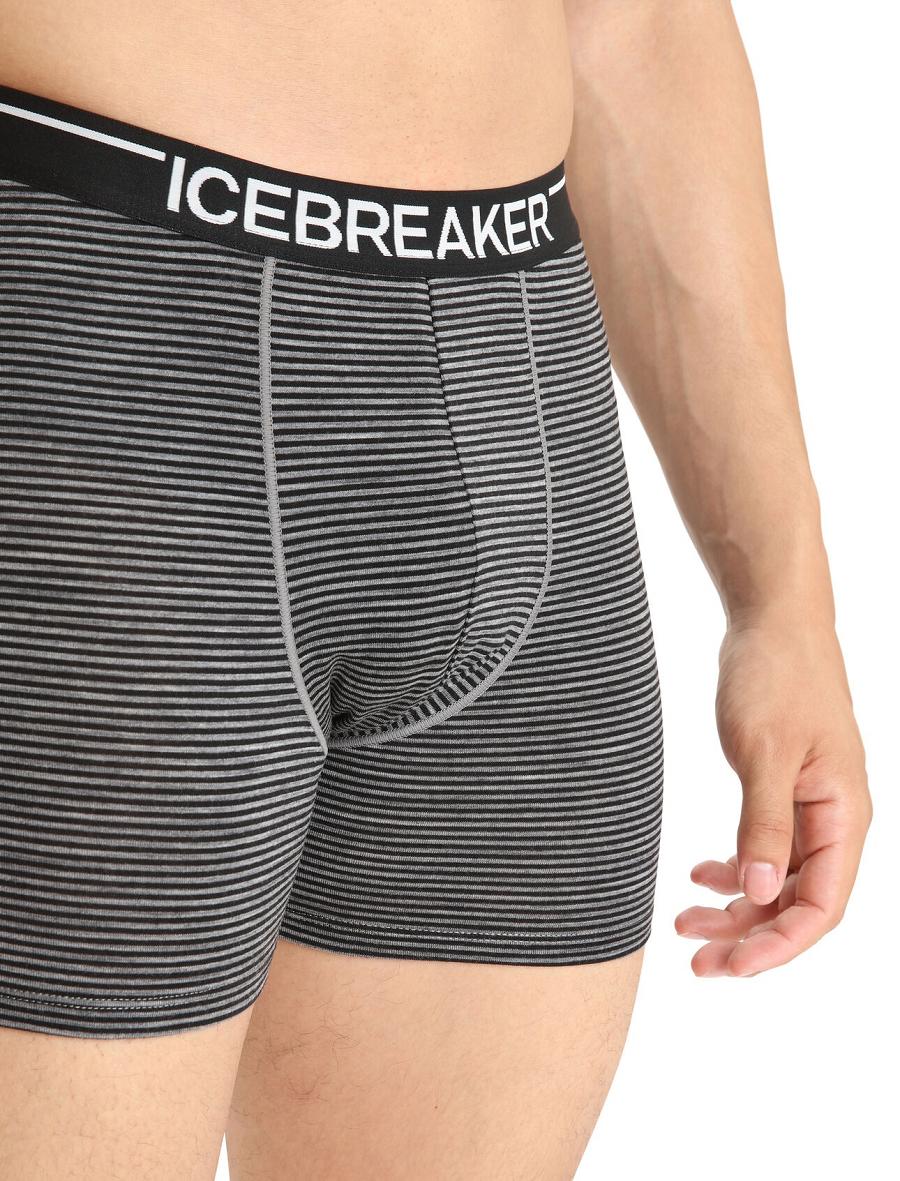 Bielizny Icebreaker Merino Anatomica Boxers Męskie Szare | PL 1633XYUF